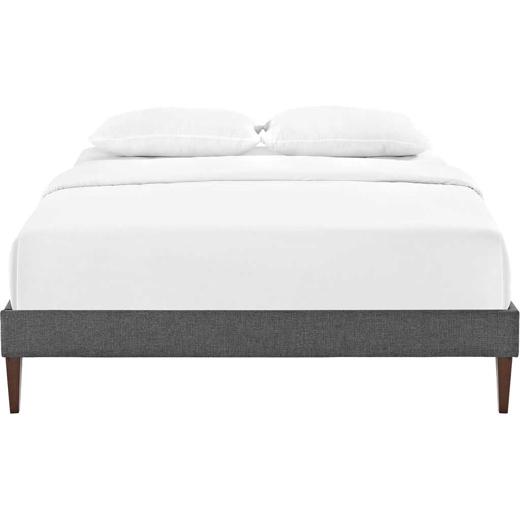 Soren Fabric Bed Gray