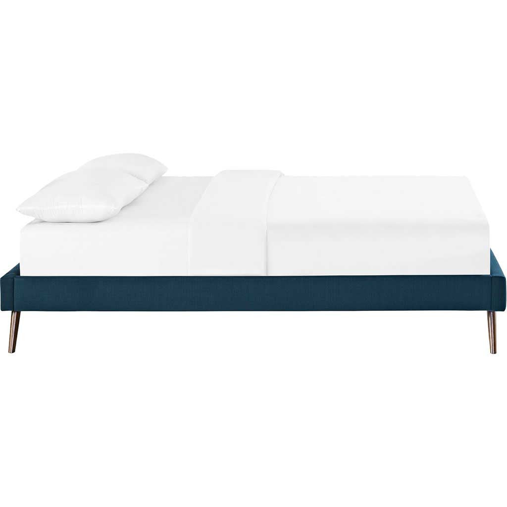 Helena Fabric Bed Azure