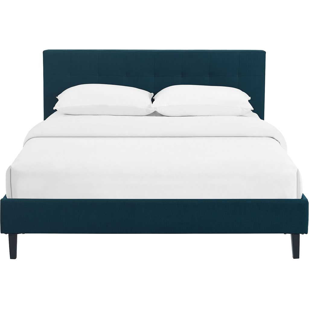 Linwood Fabric Bed Azure