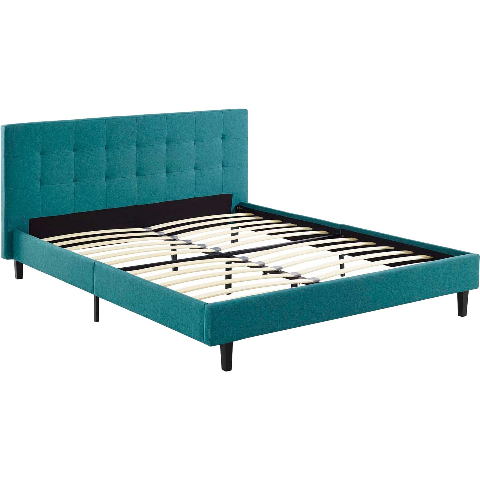 Teal fabric headboard online