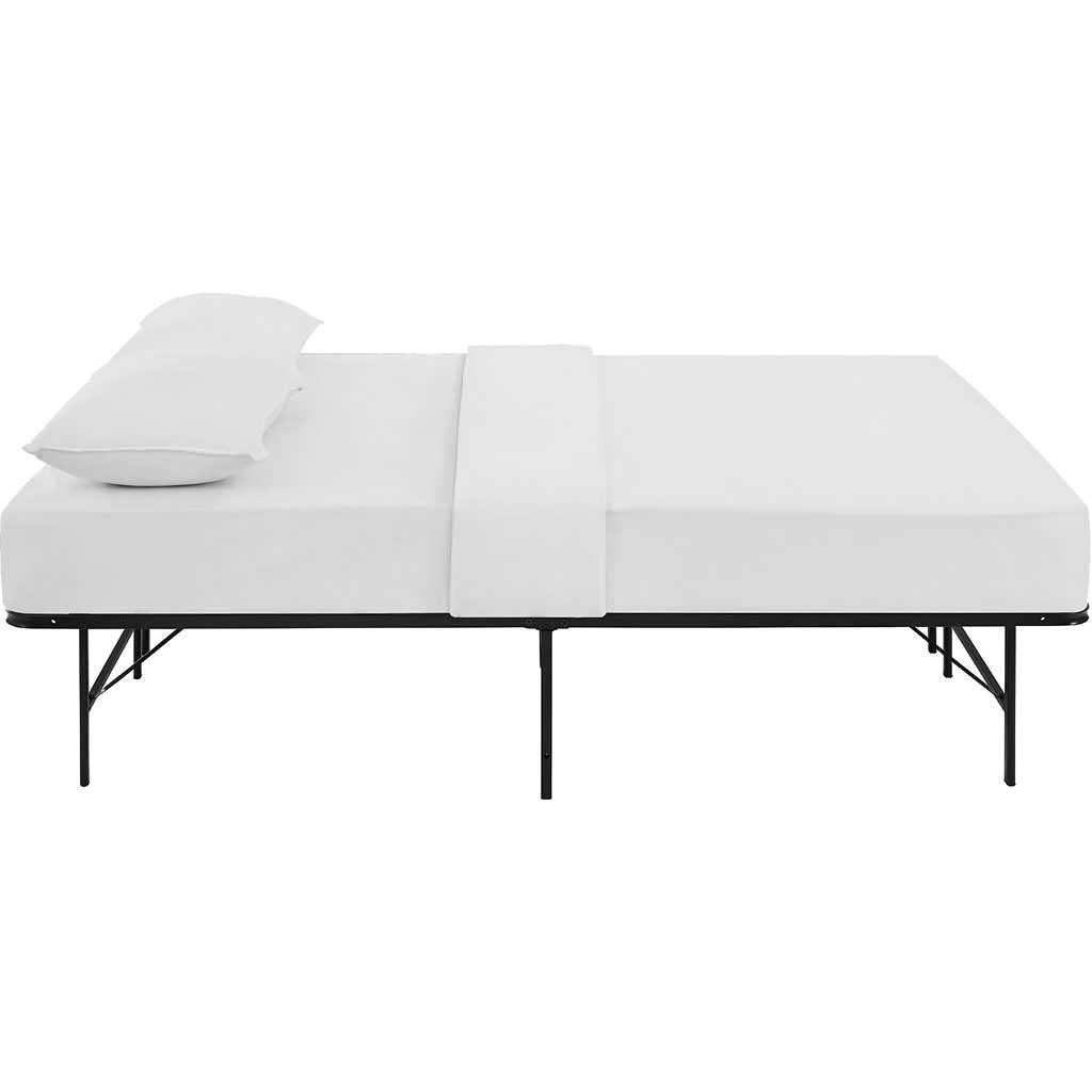 Henry Stainless Steel Bed Brown