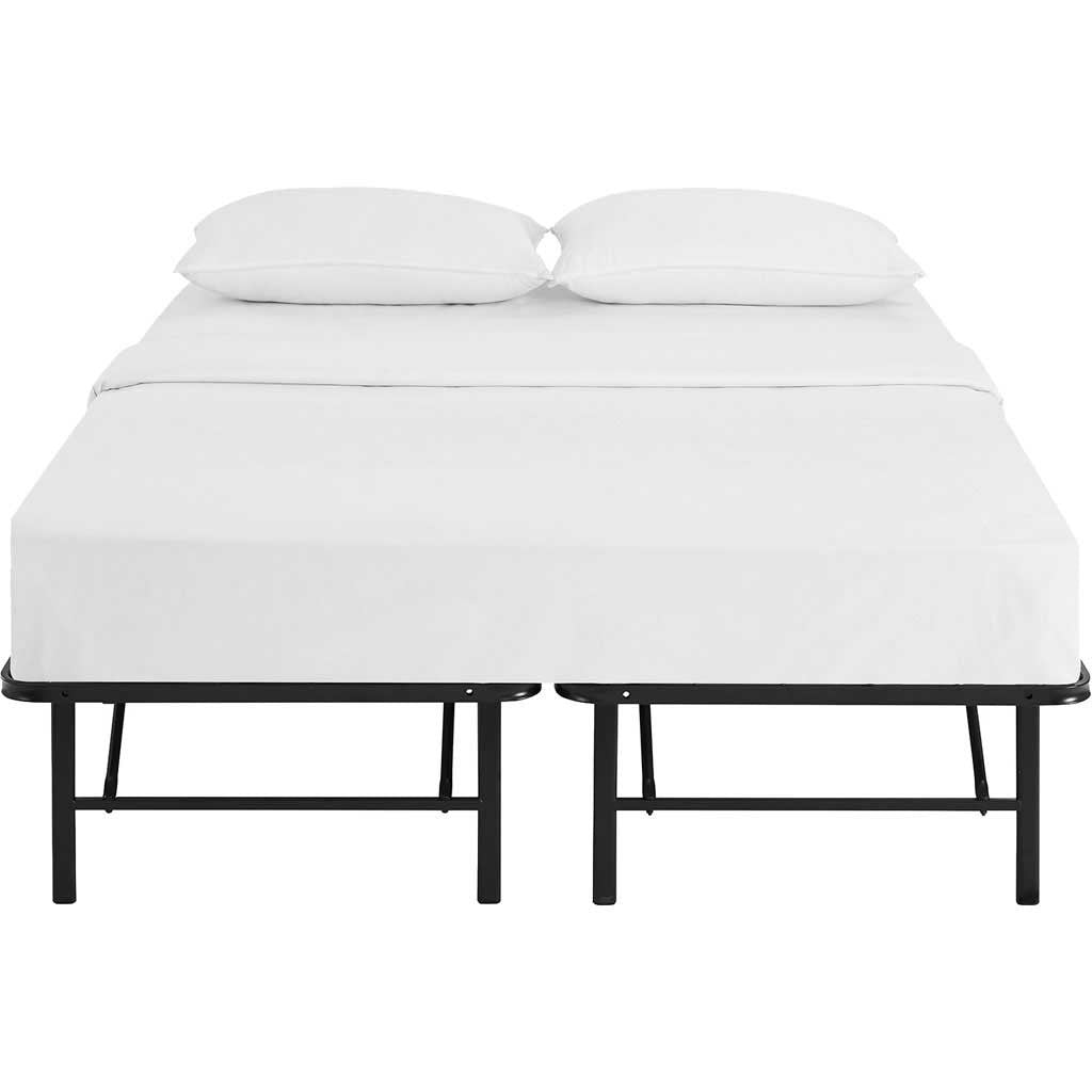 Henry Stainless Steel Bed Brown