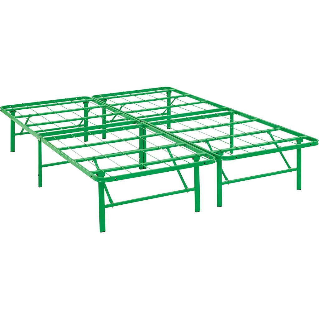 Henry Stainless Steel Bed Green