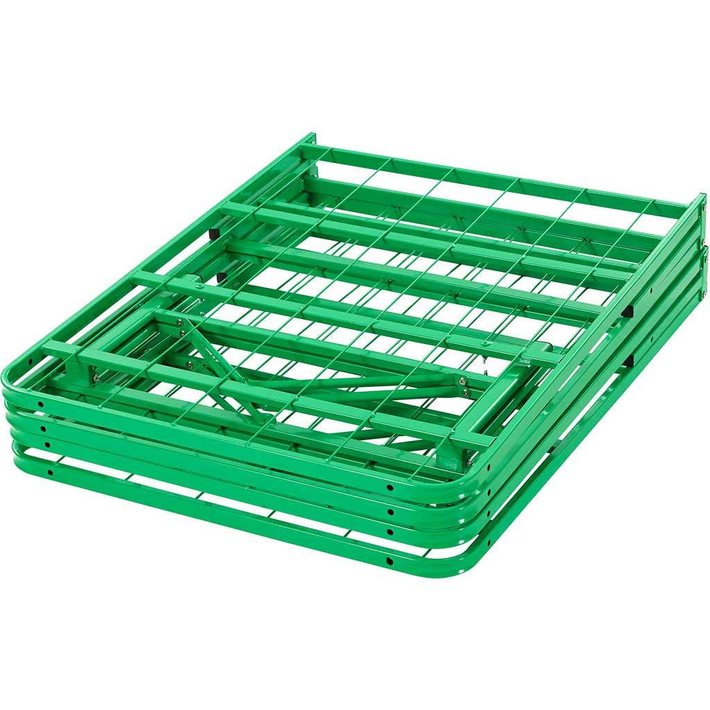 Henry Stainless Steel Bed Green