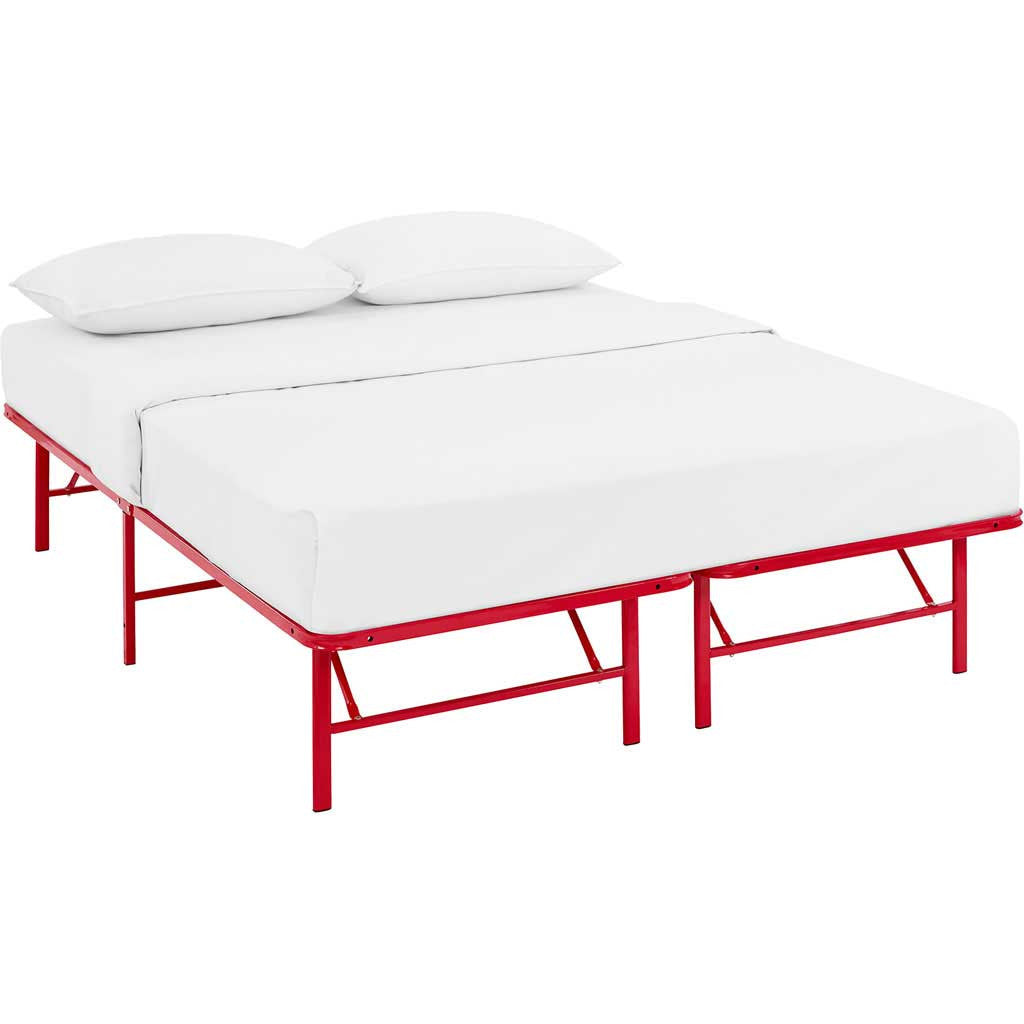 Henry Stainless Steel Bed Red
