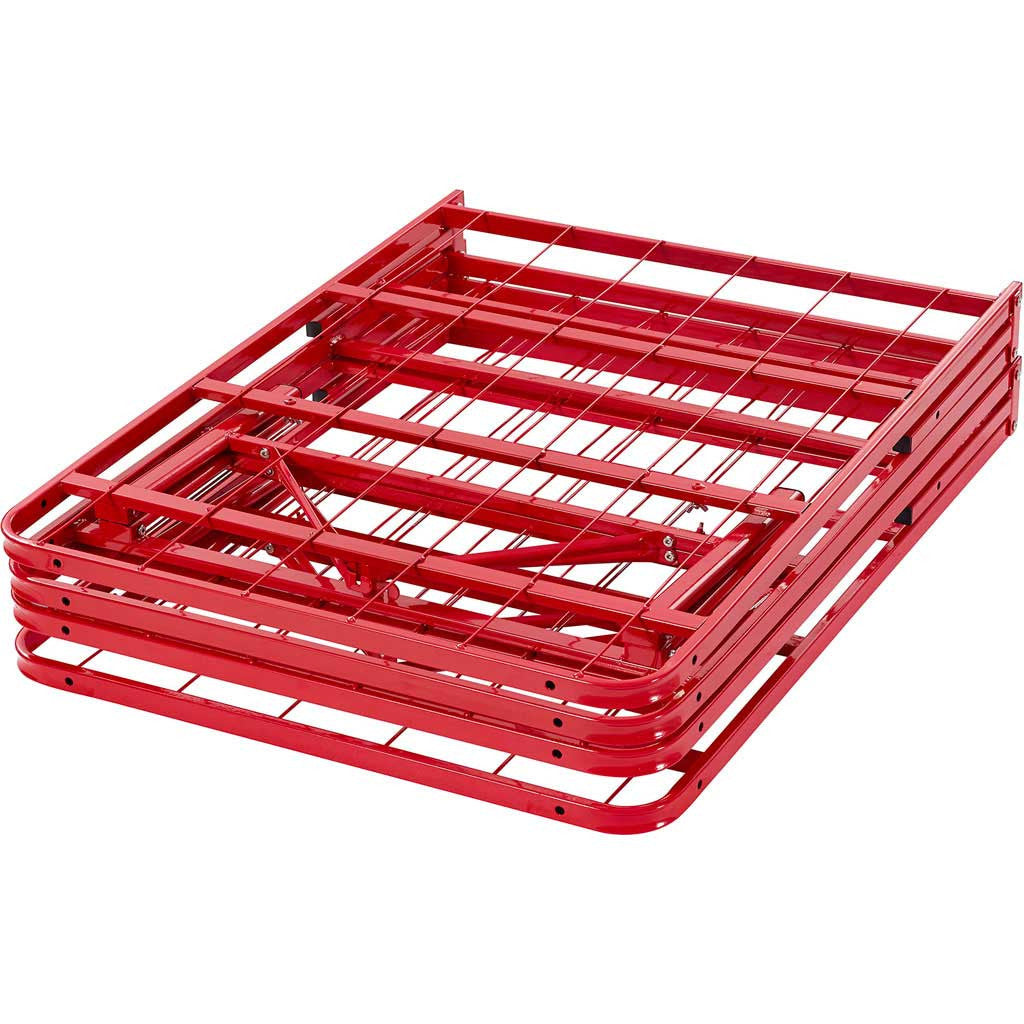Henry Stainless Steel Bed Red