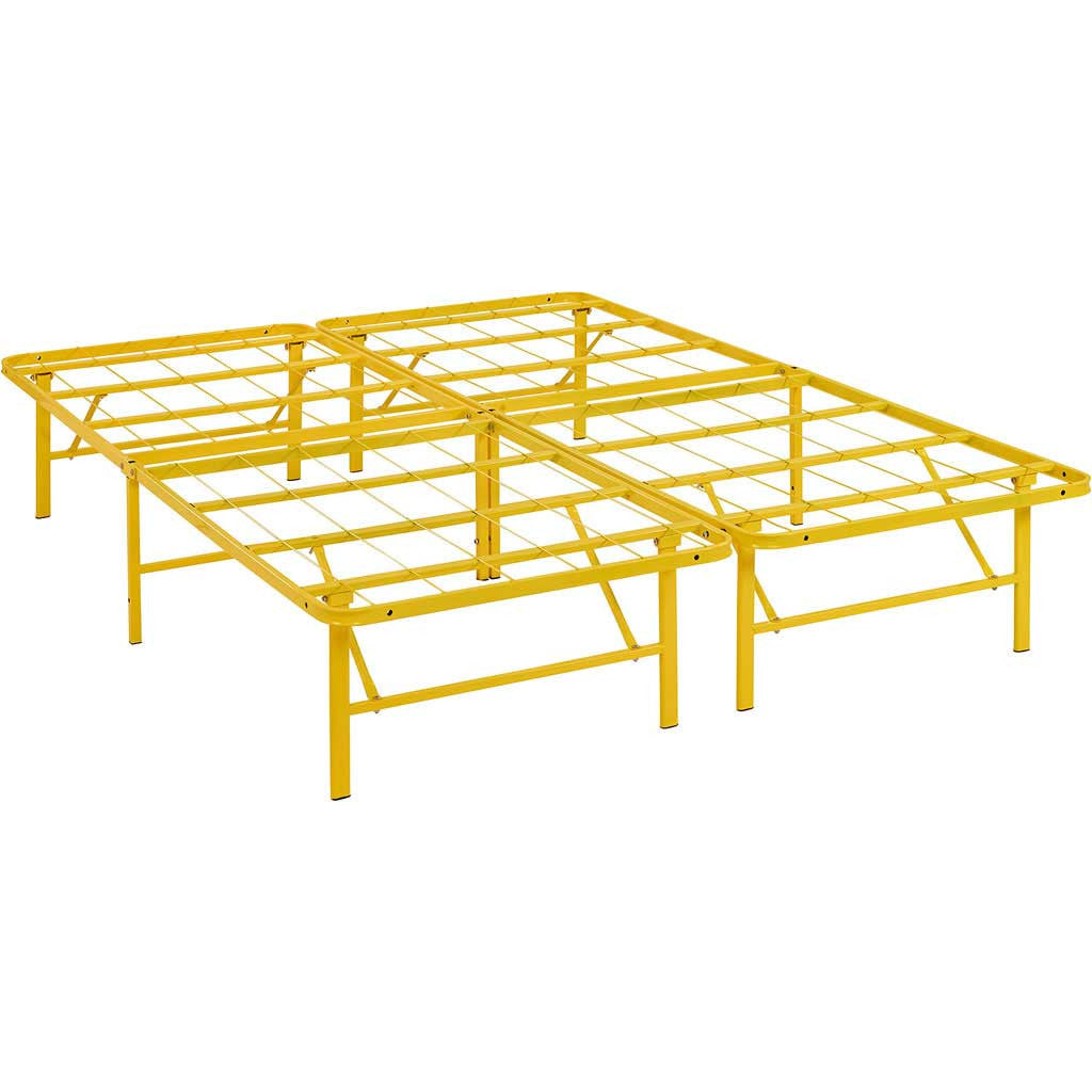 Henry Stainless Steel Bed Yellow