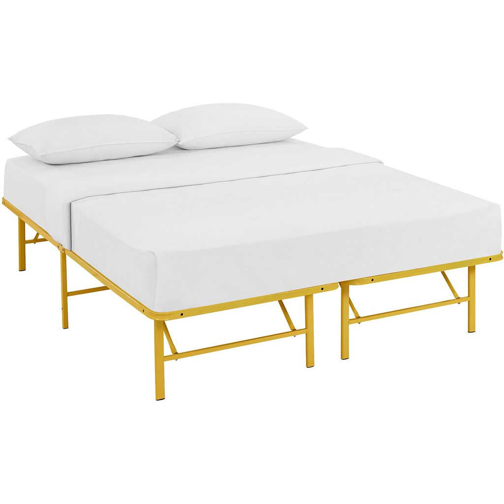 Horbury Stainless Steel Bed Yellow