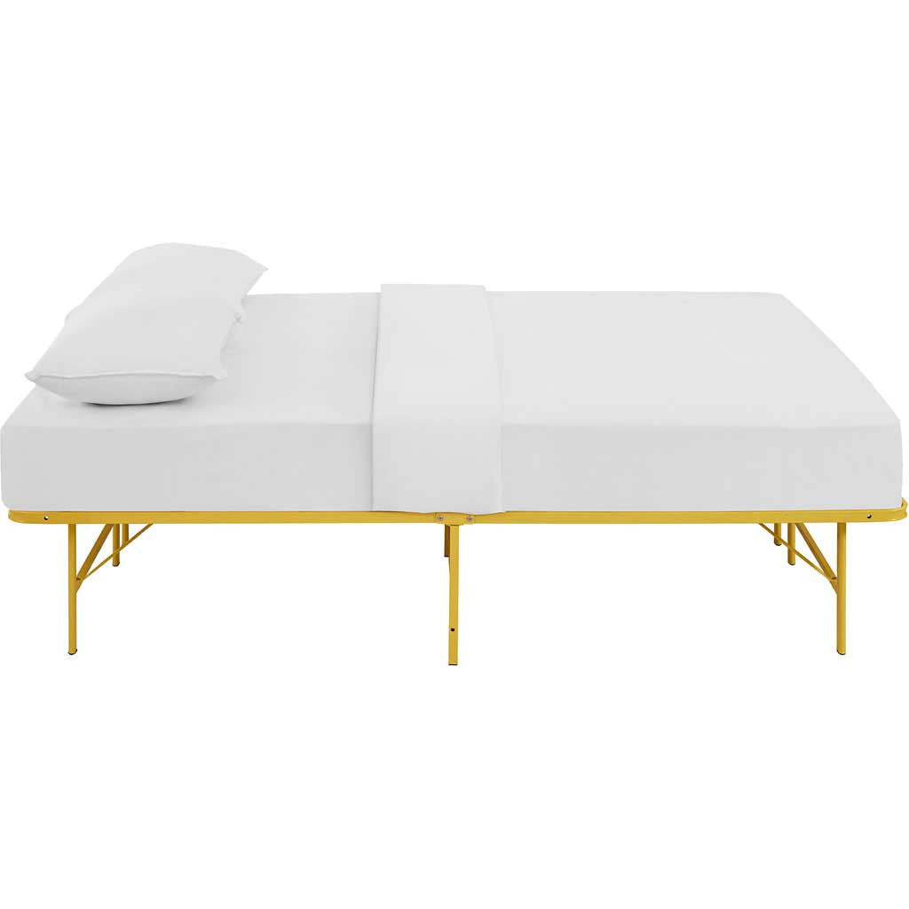 Henry Stainless Steel Bed Yellow