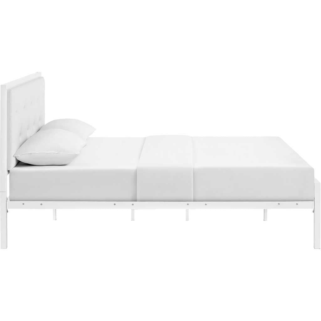 Lendal Vinyl Bed White