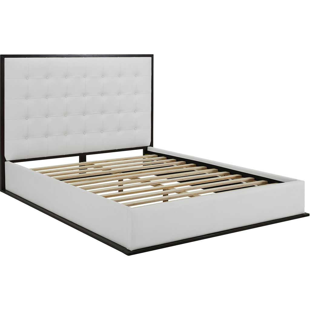 Marina Vinyl Bed Cappuccino/White