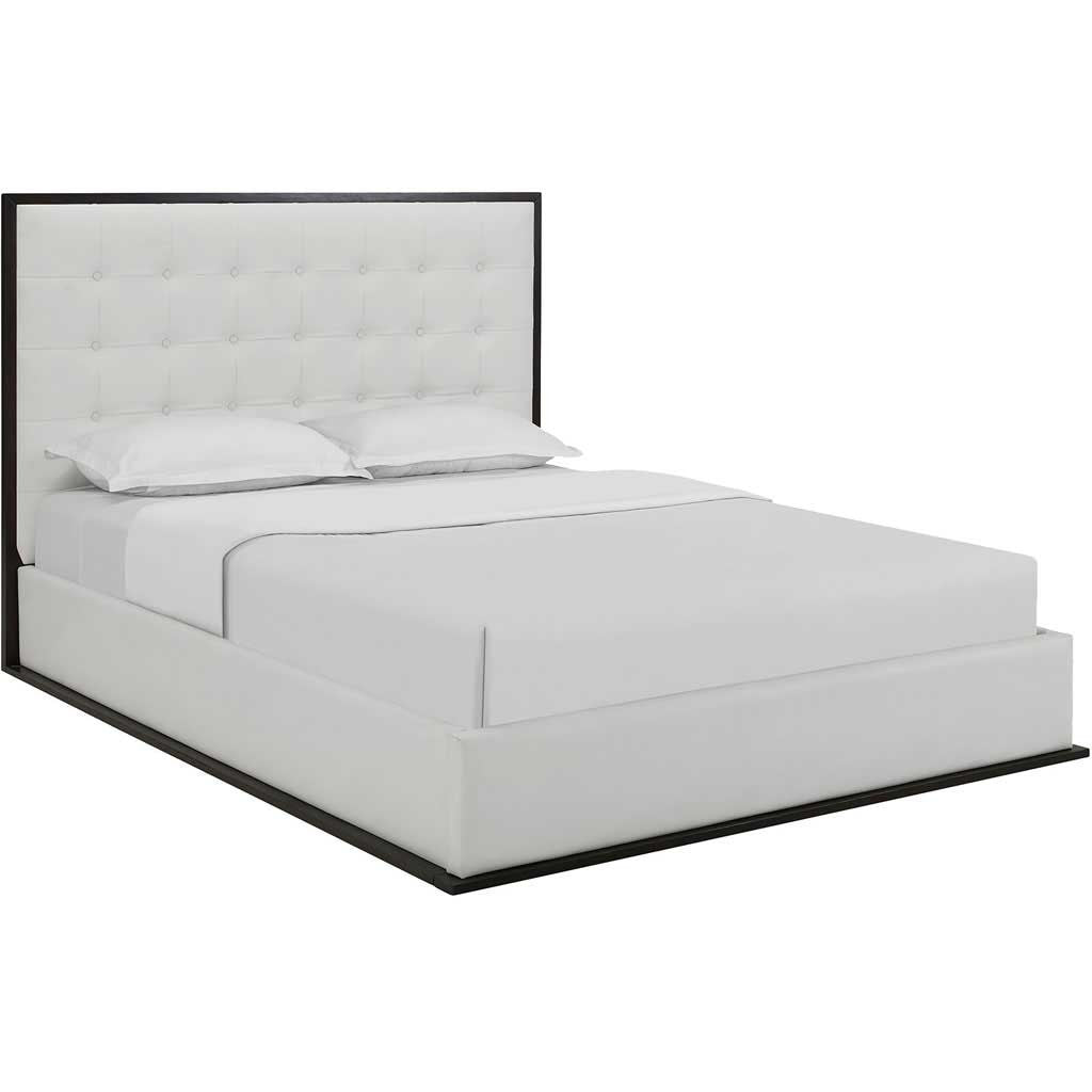 Marina Vinyl Bed Cappuccino/White
