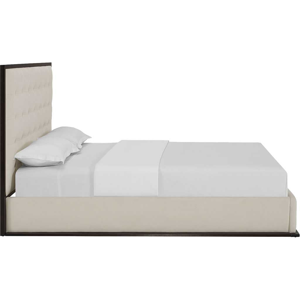 Marina Upholstered Bed Cappuccino/Ivory