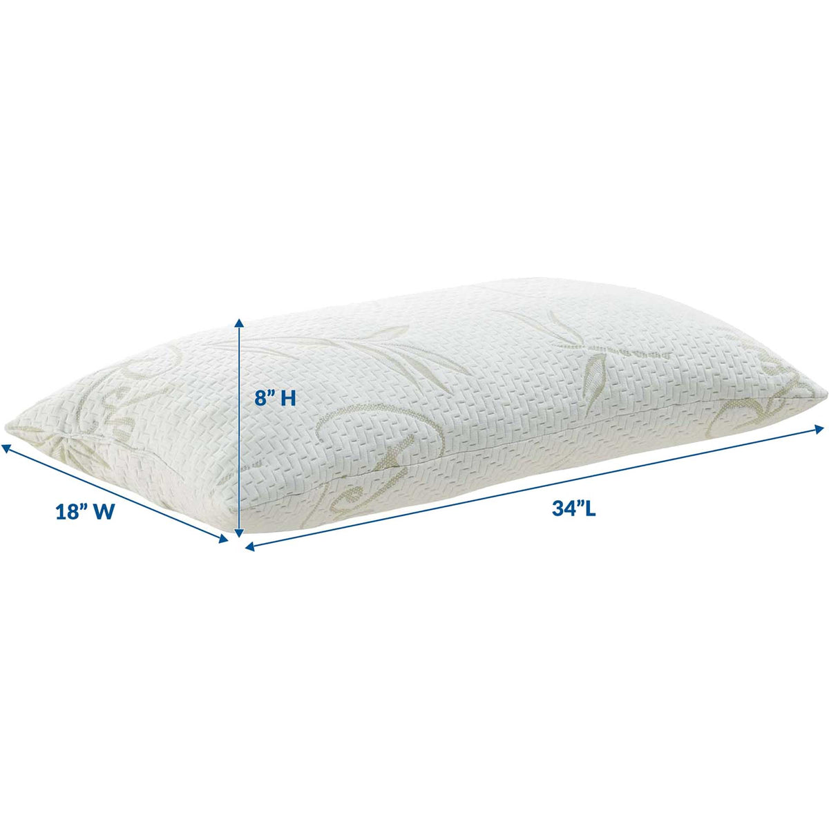 Ronald King Size Pillow White
