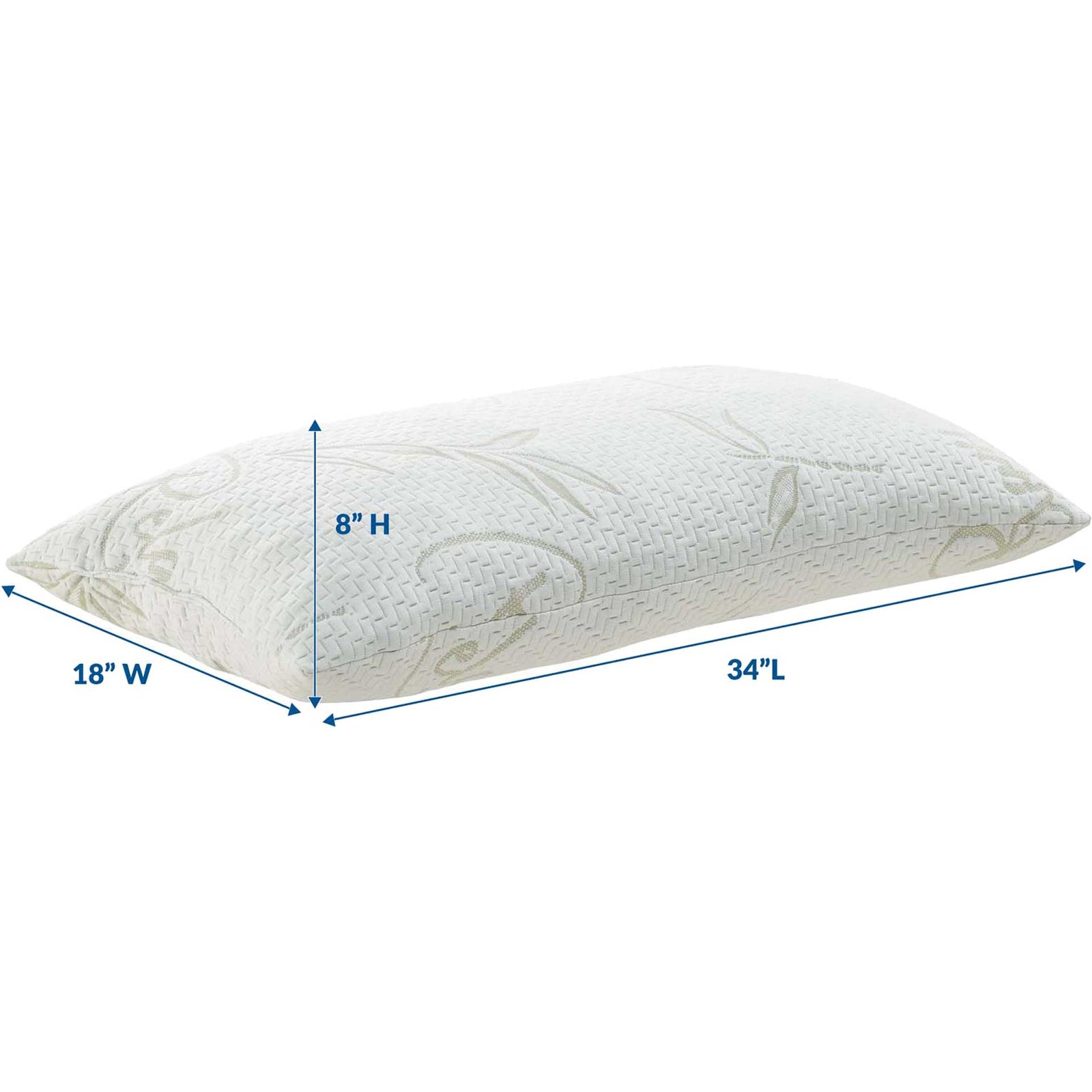 Ronald King Size Pillow White
