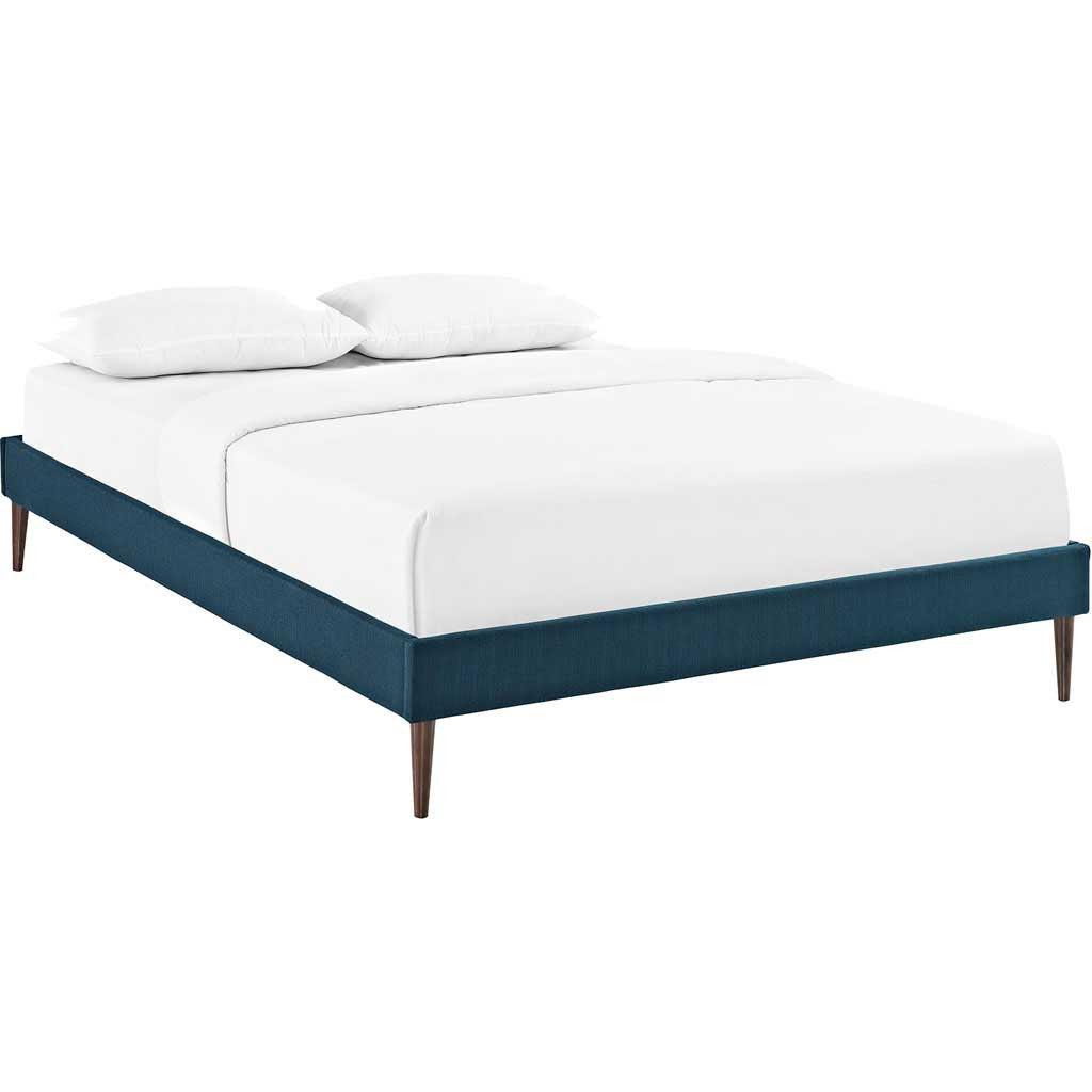Shelton Fabric Bed Azure
