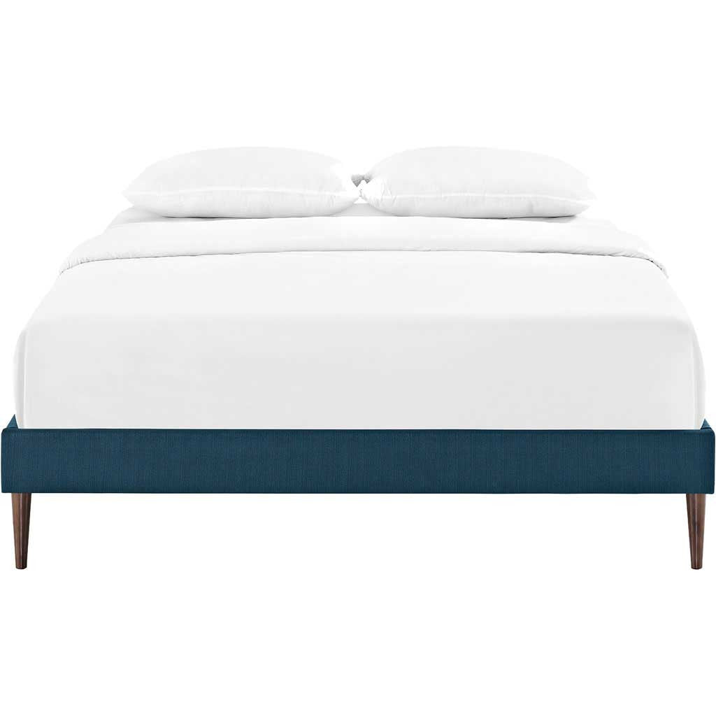 Shelton Fabric Bed Azure