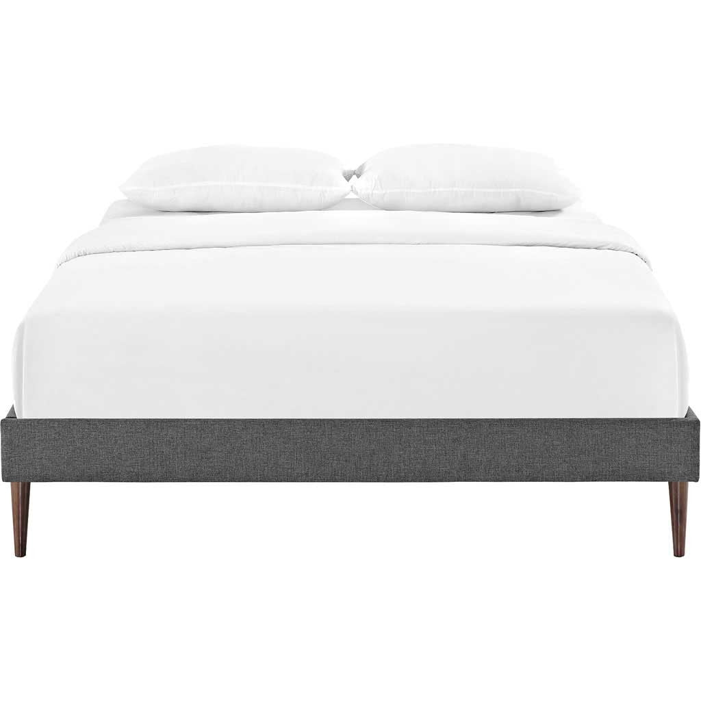 Shelton Fabric Bed Gray
