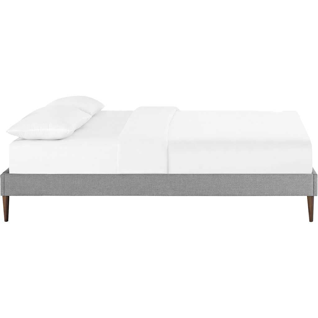 Shelton Fabric Bed Light Gray