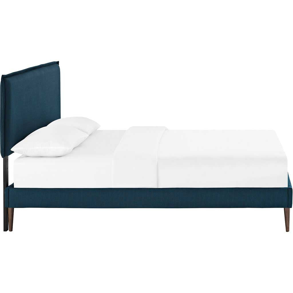 Caslon Fabric Platform Bed Azure