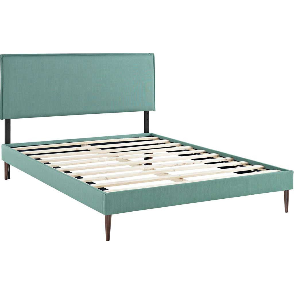 Caslon Fabric Platform Bed Laguna