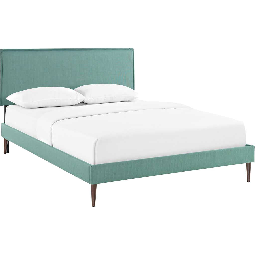 Caslon Fabric Platform Bed Laguna