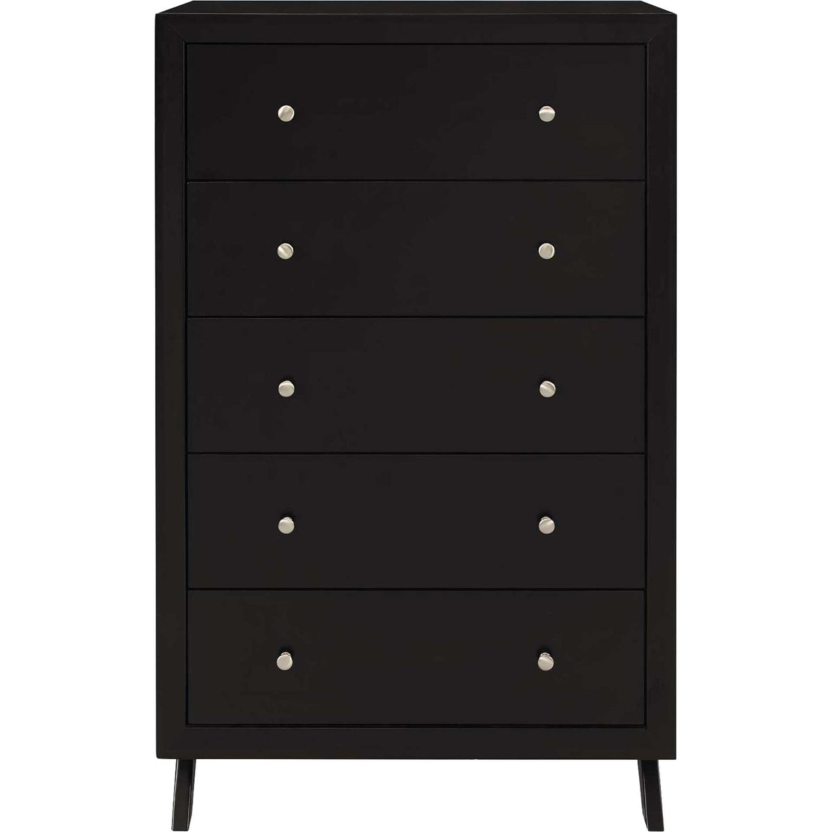 Parker Five-Drawer Chest Cappuccino
