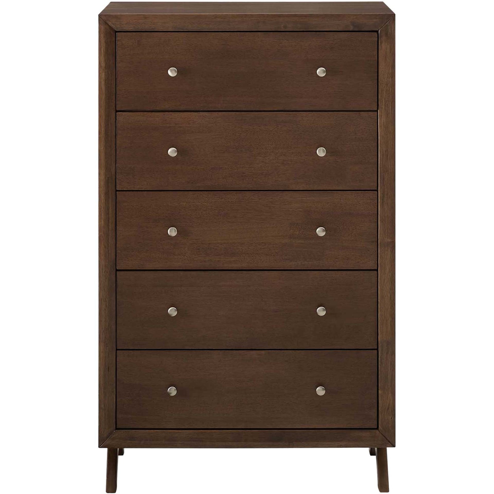 Parker Five-Drawer Chest Walnut