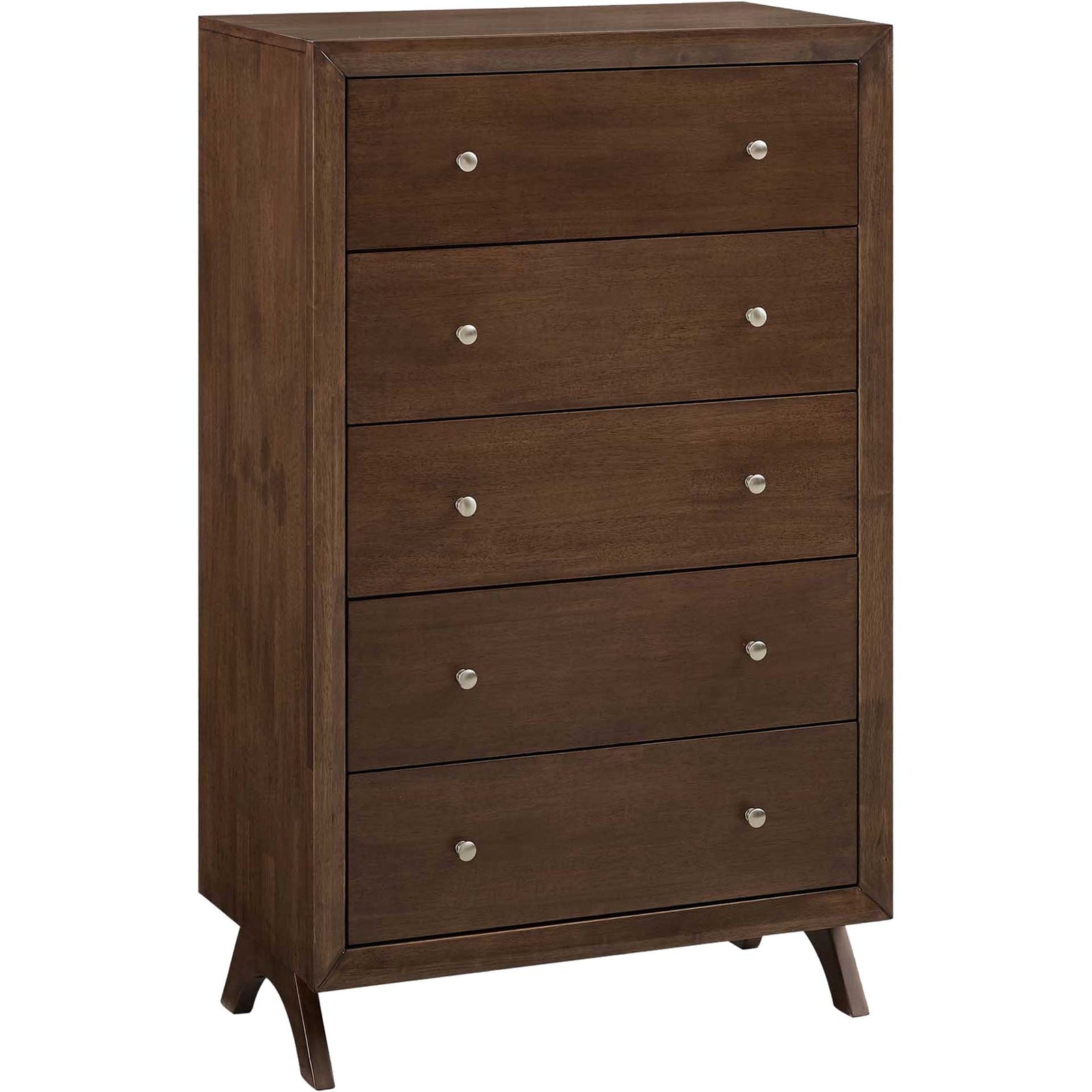Parker Five-Drawer Chest Walnut