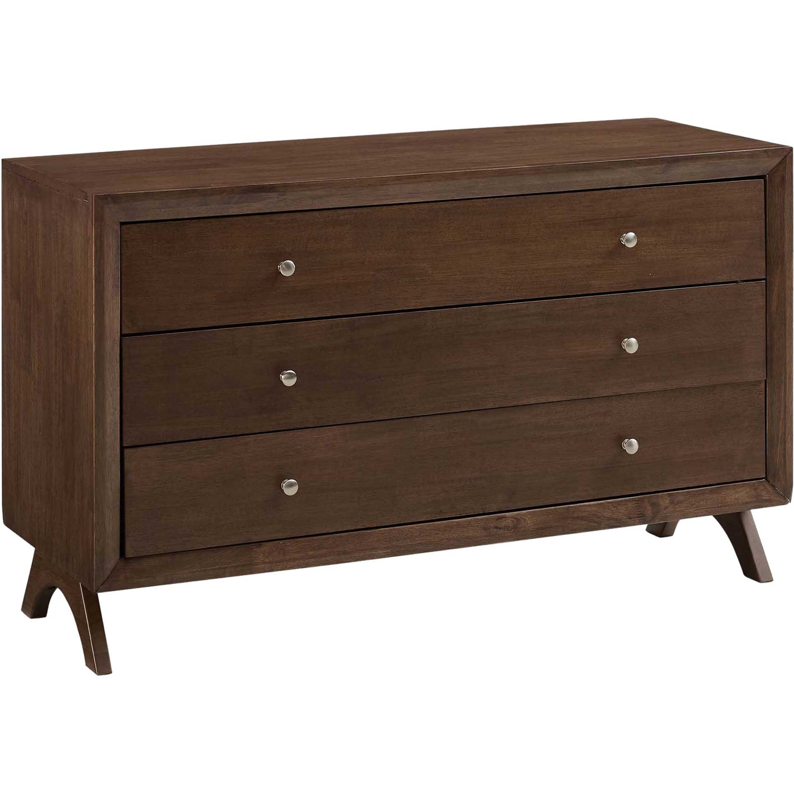 Providon Three-Drawer Dresser Walnut
