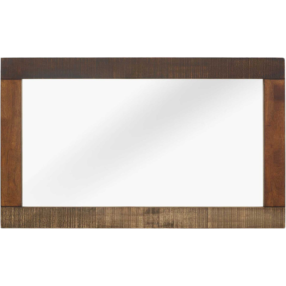 Alamosa Rustic Frame Mirror Walnut
