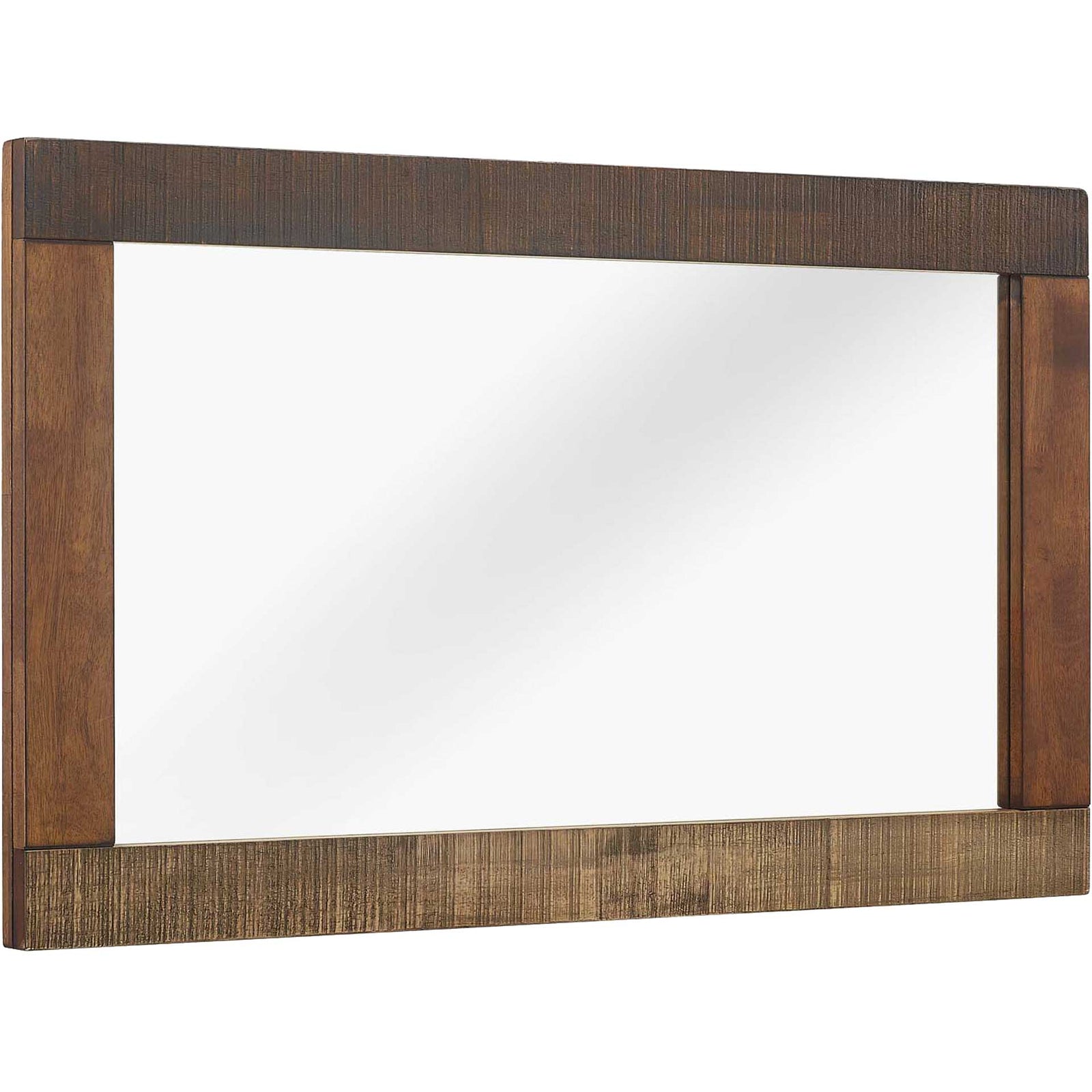 Alamosa Rustic Frame Mirror Walnut