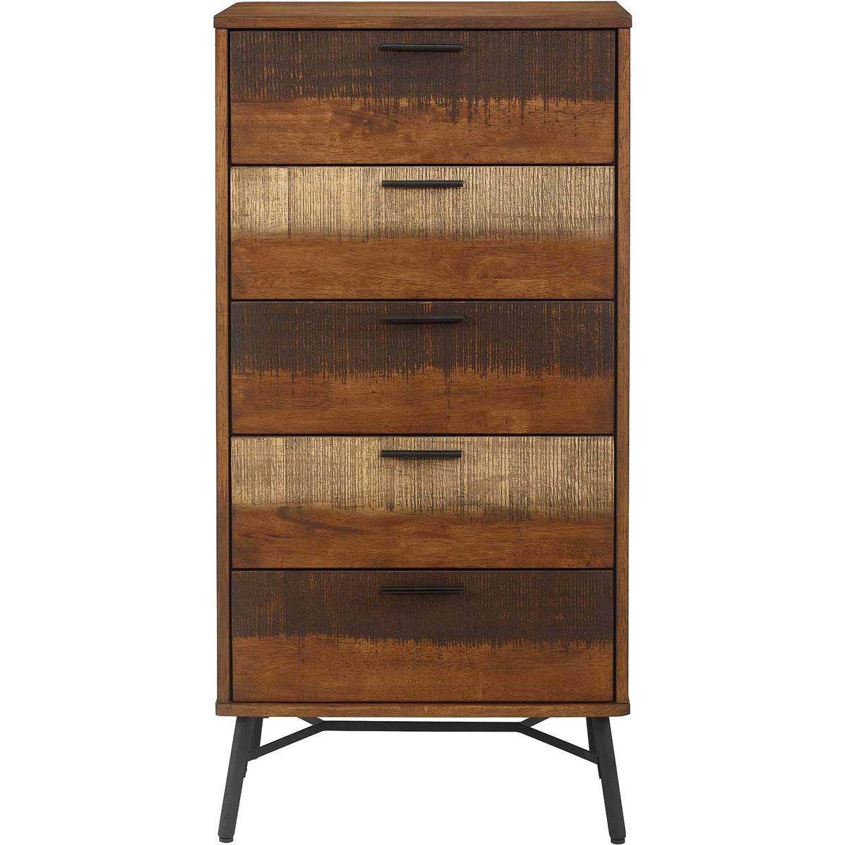 Alamosa Rustic Wood Chest Walnut