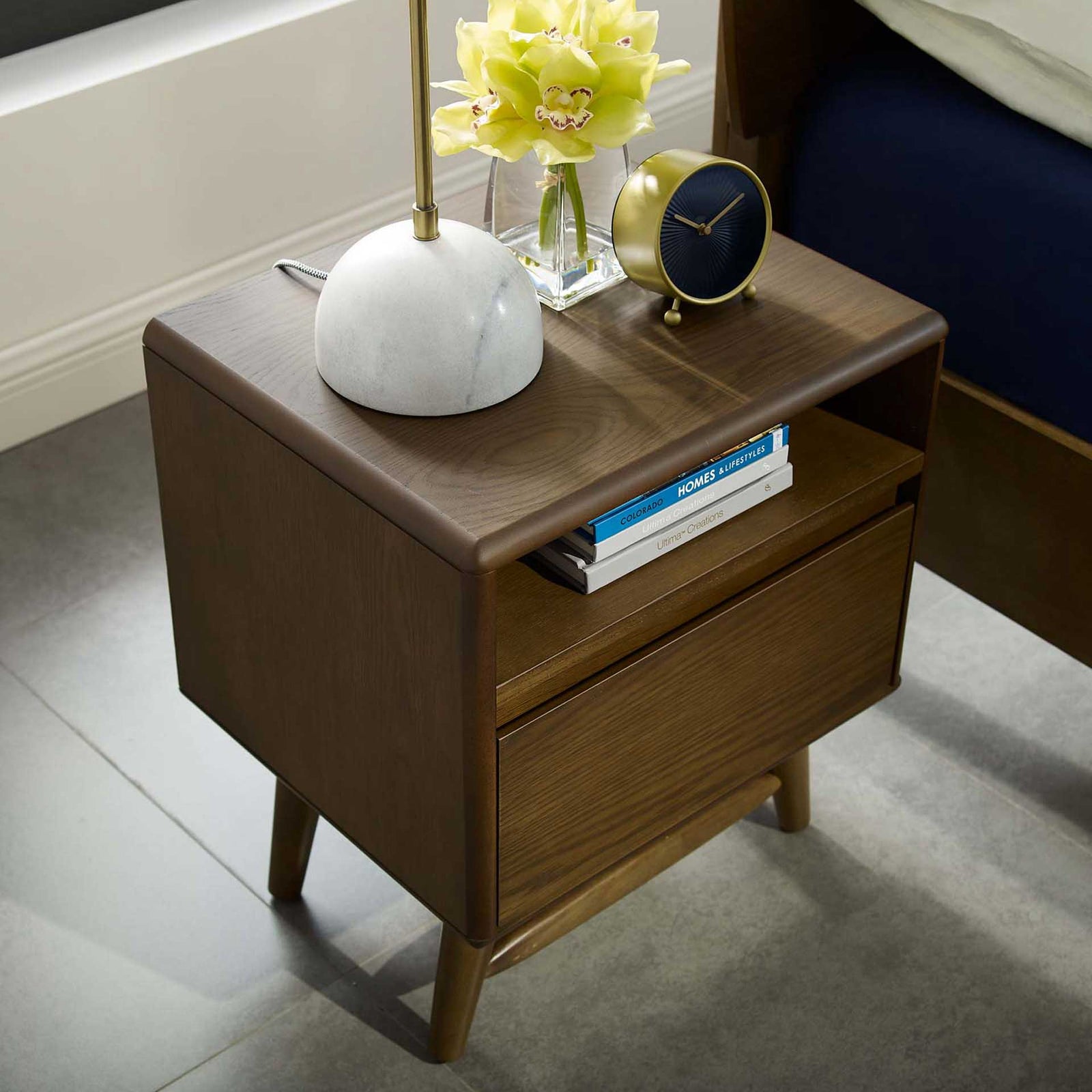 Trevor Wood Nightstand Chestnut