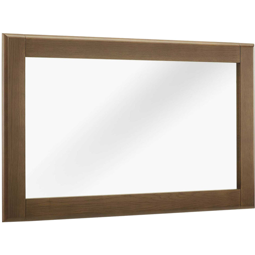 Trevor Wood Frame Mirror Chestnut 