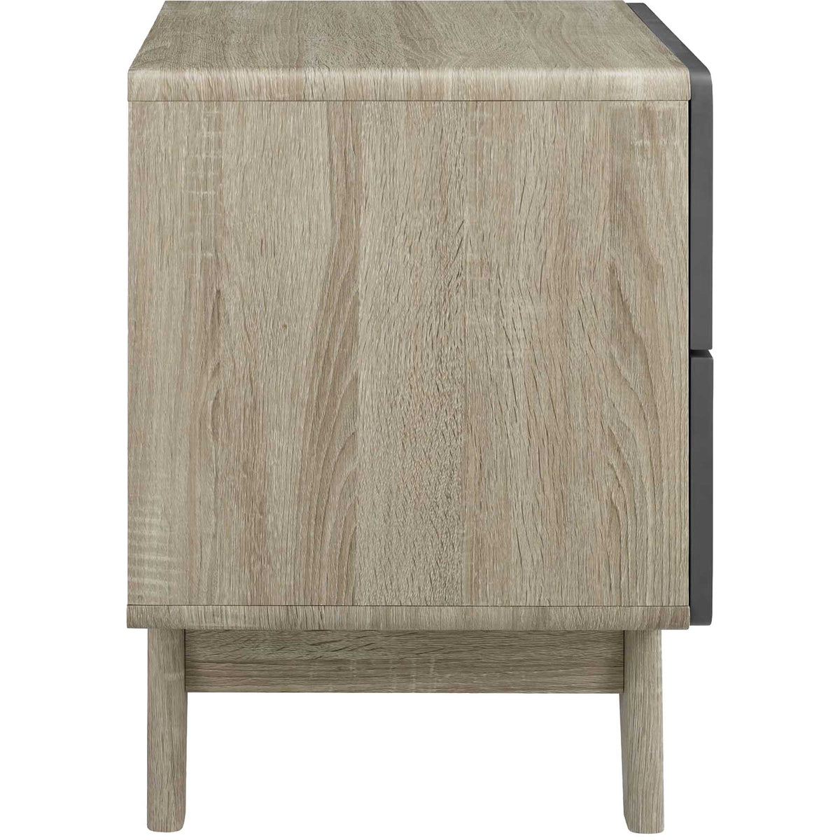 Orion Wood Nightstand Natural Gray