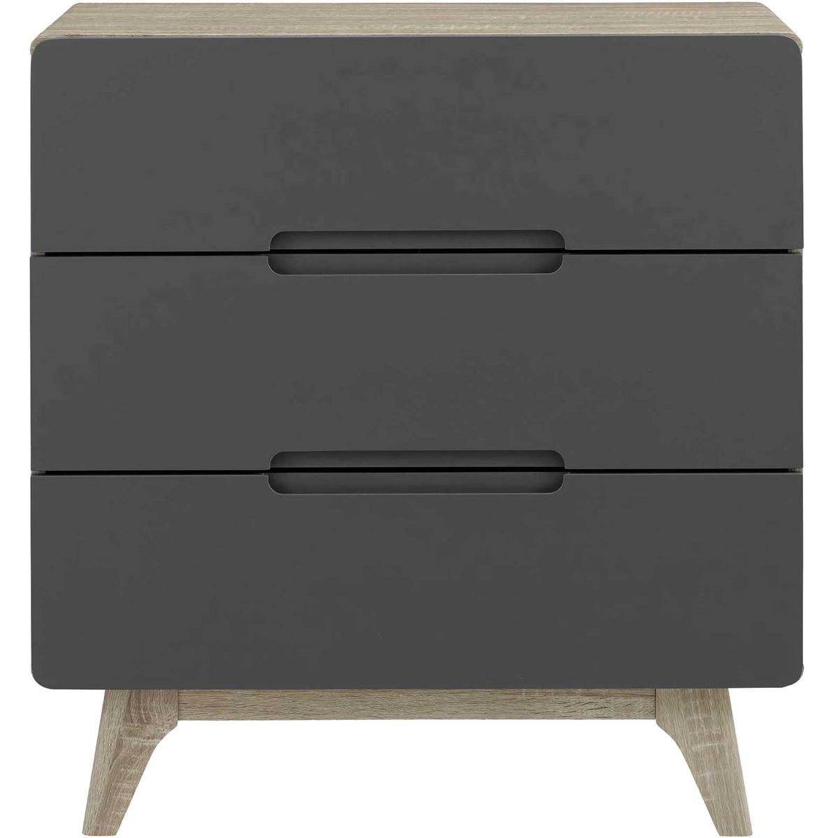 Orion Three-Drawer Chest Natural Gray
