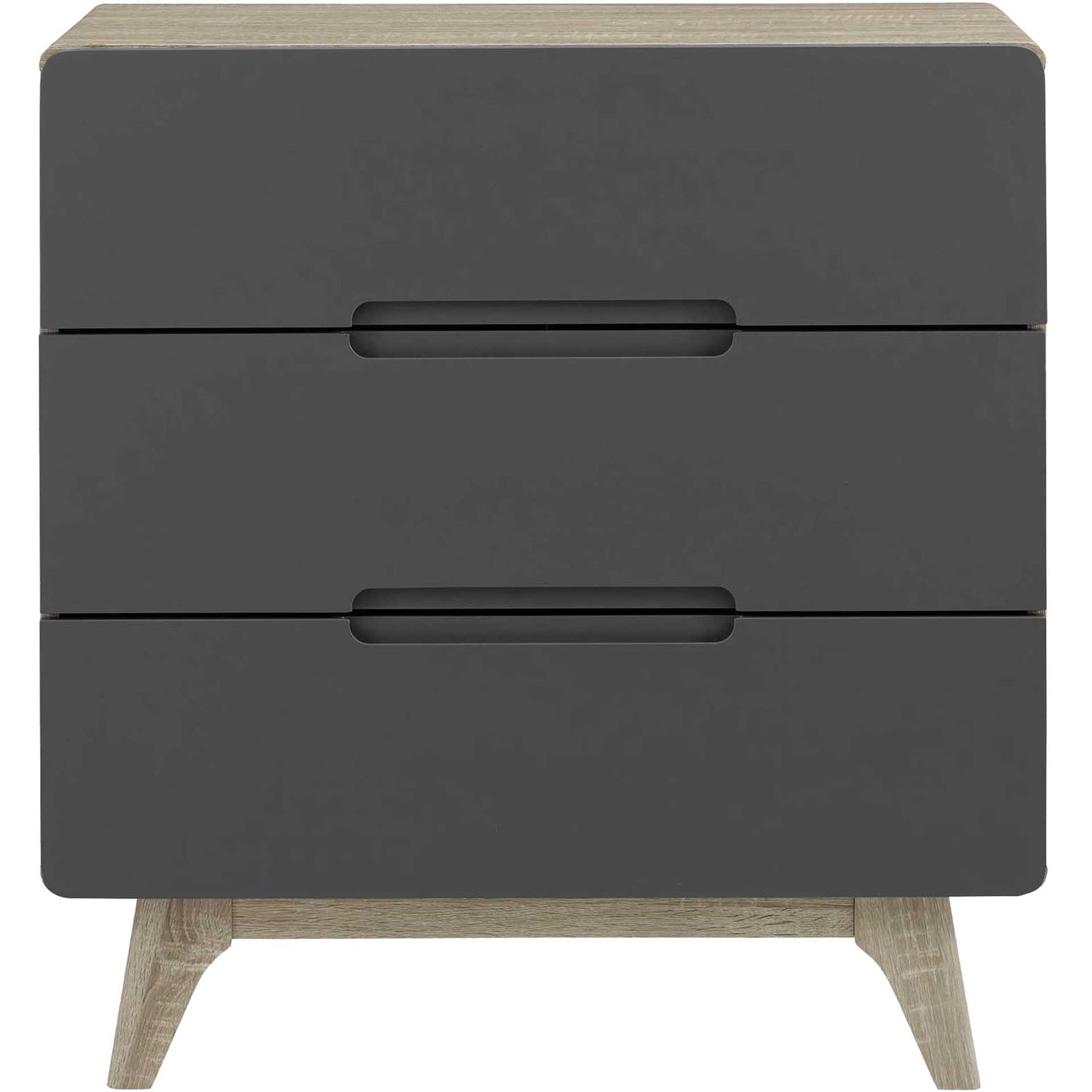 Orion Three-Drawer Chest Natural Gray