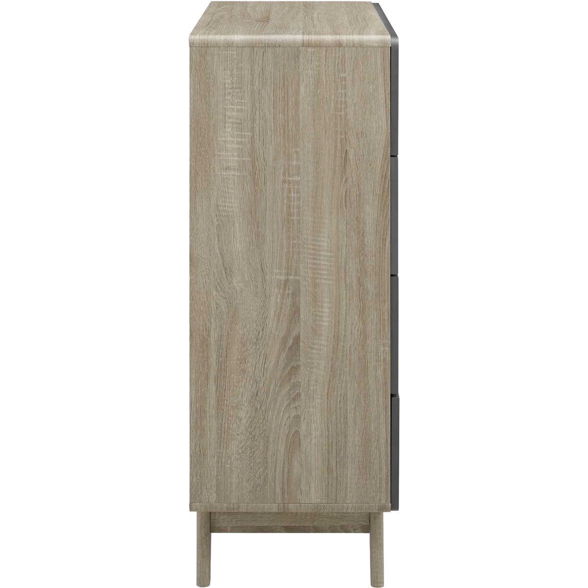 Orion Four-Drawer Chest Natural Gray