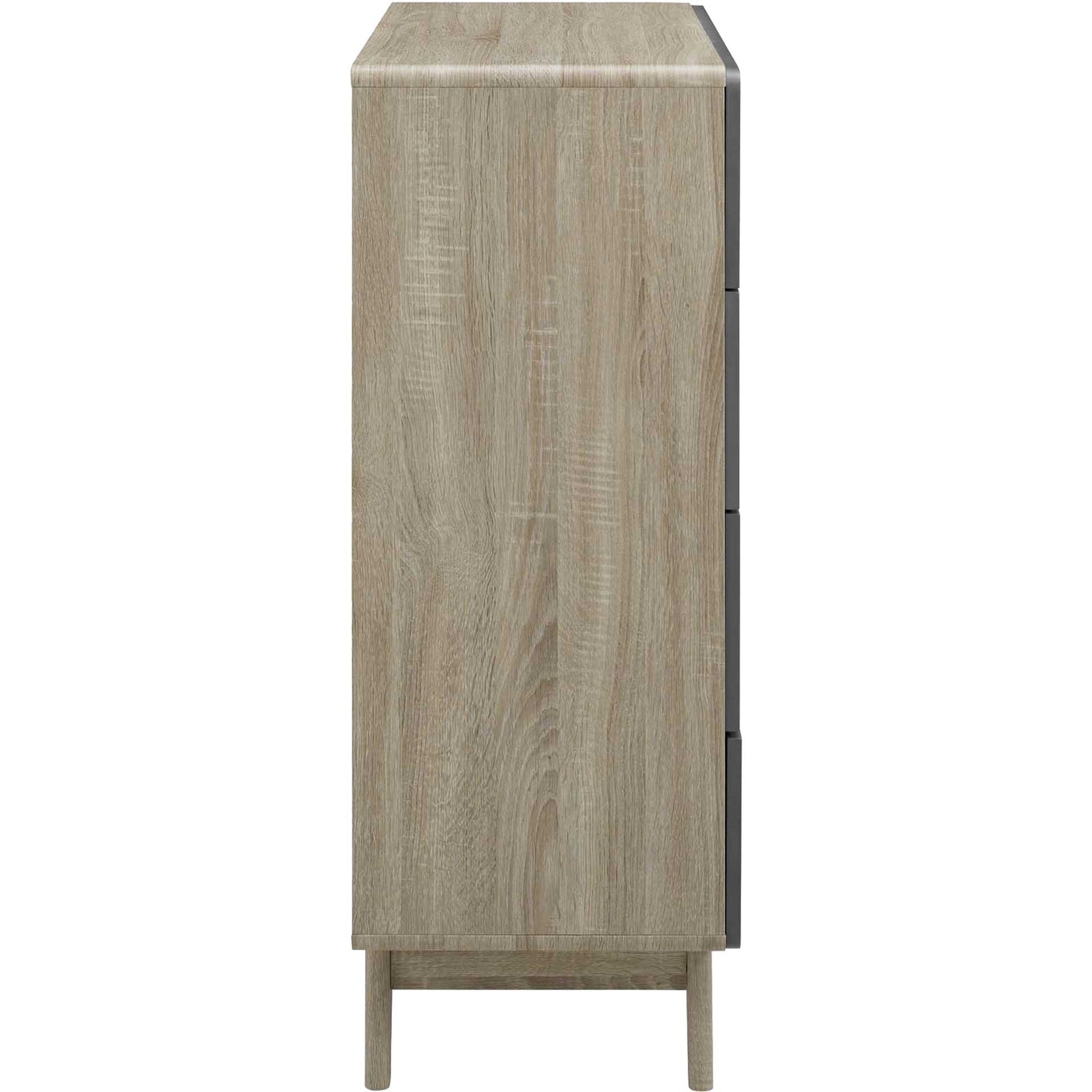 Orion Four-Drawer Chest Natural Gray