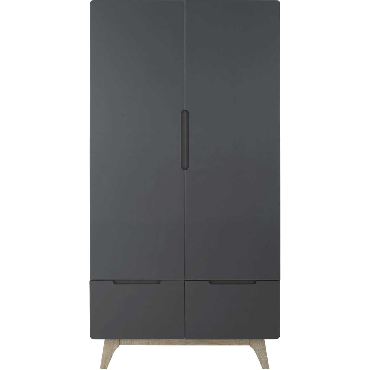 Orion Wood Wardrobe Cabinet Natural Gray