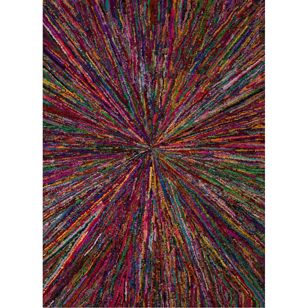 Monroe Wilde Magenta/Mars Red Area Rug