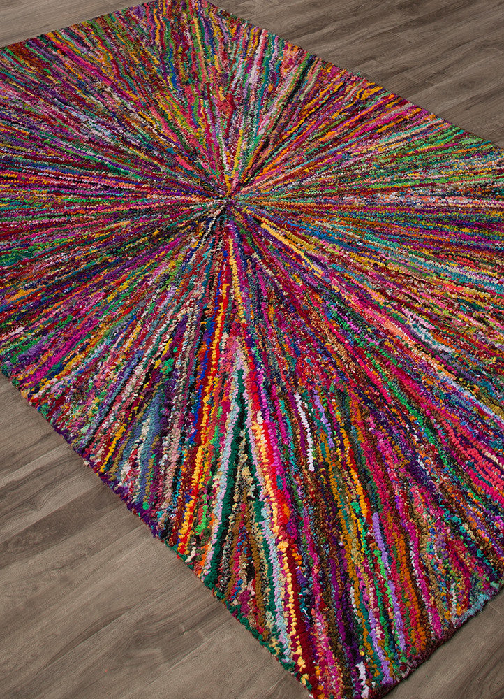 Monroe Wilde Magenta/Mars Red Area Rug