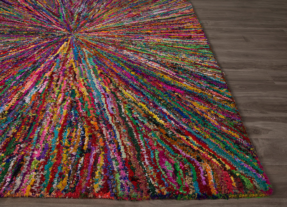 Monroe Wilde Magenta/Mars Red Area Rug