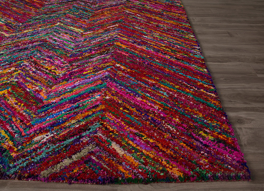 Monroe Siam Magenta/Mars Red Area Rug
