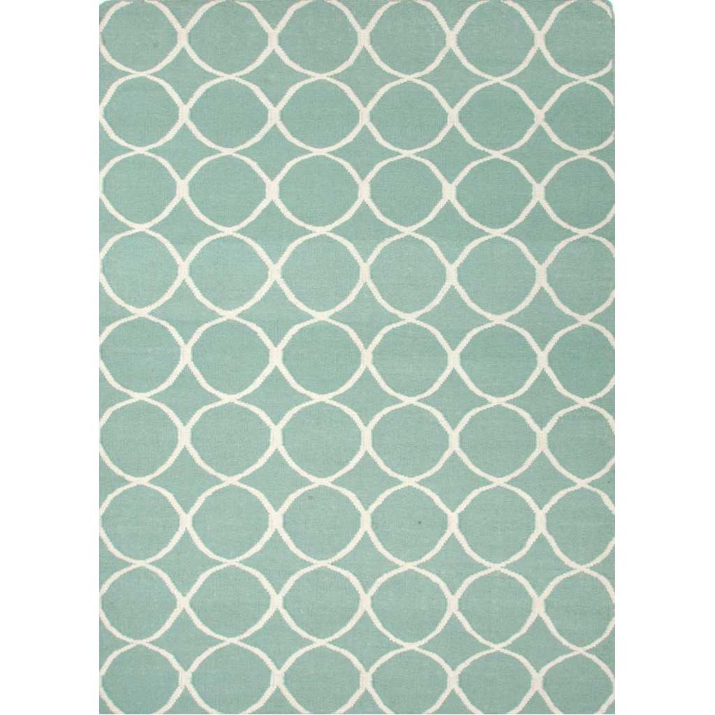 Maroc Aarya Light Turquoise/White Area Rug