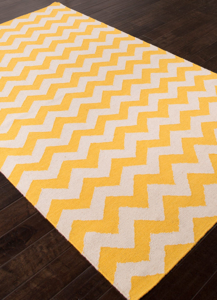 Maroc Lola Yellow/White Area Rug