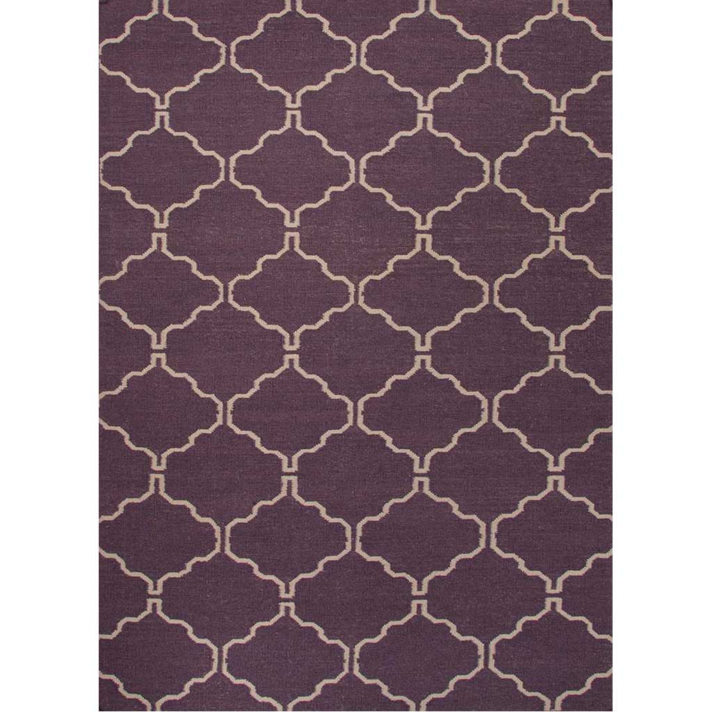 Maroc Delphine Continental Plum/Antique White Area Rug