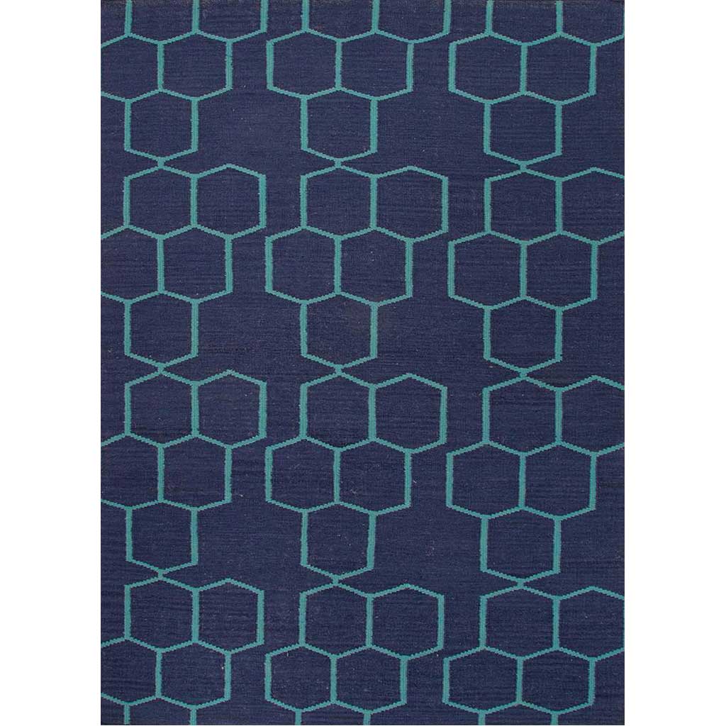 Maroc Abdel Deep Navy/Ceramic Area Rug