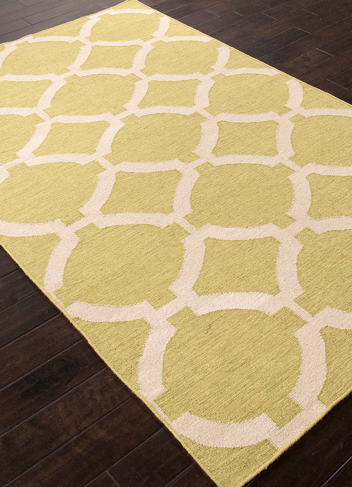 Maroc Rafi Wild Lime/Antique White Area Rug